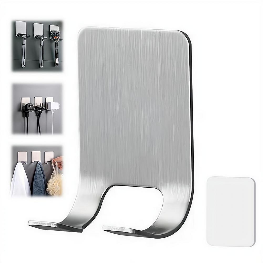 Men'S Accessories Rack - Badezimmer Edelstahl Rasiererhalter Aufbewahrungshaken Wandmontage Herren