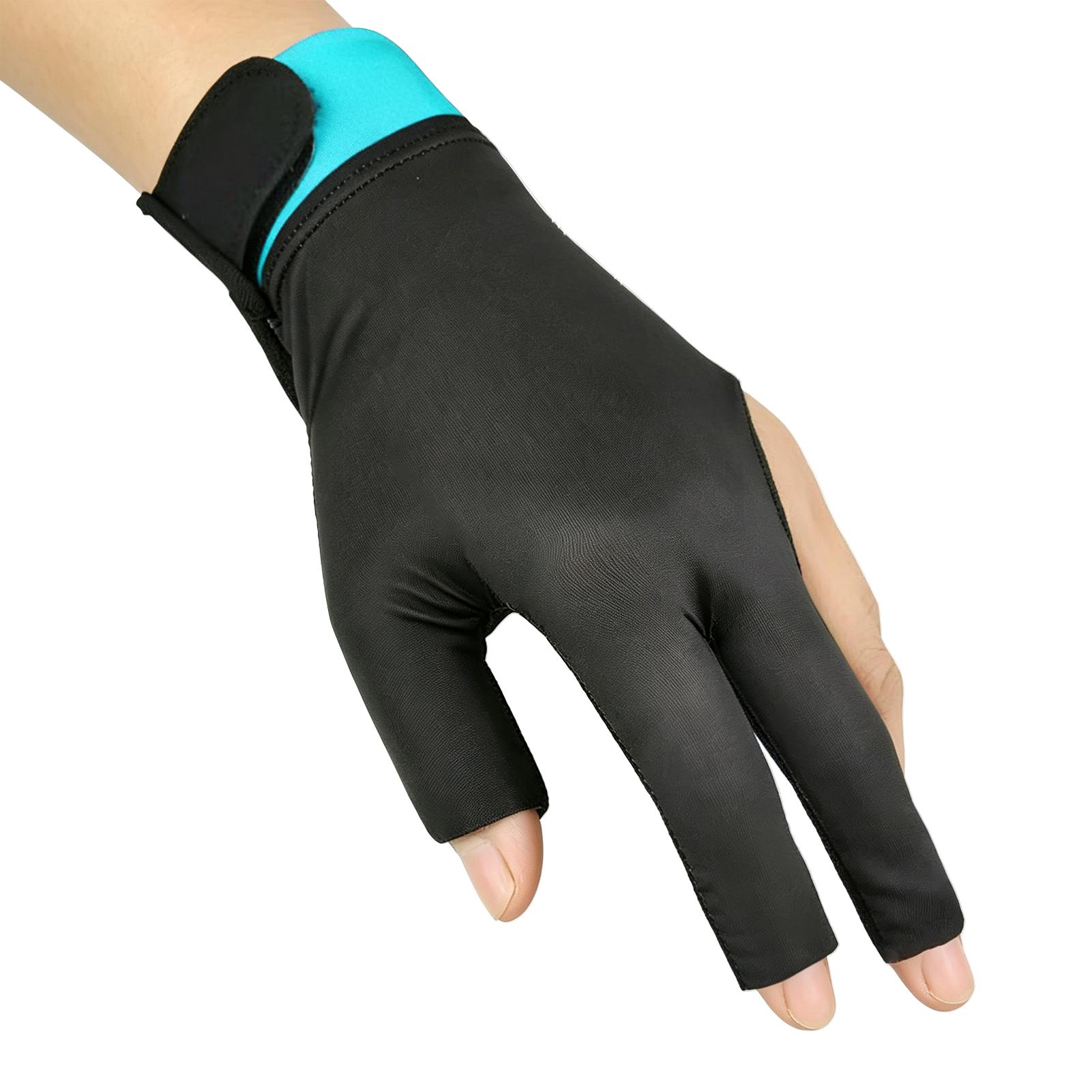 Men Accessories Hand - Pool-Handschuh für die linke Hand, 3-Finger-Handschuh