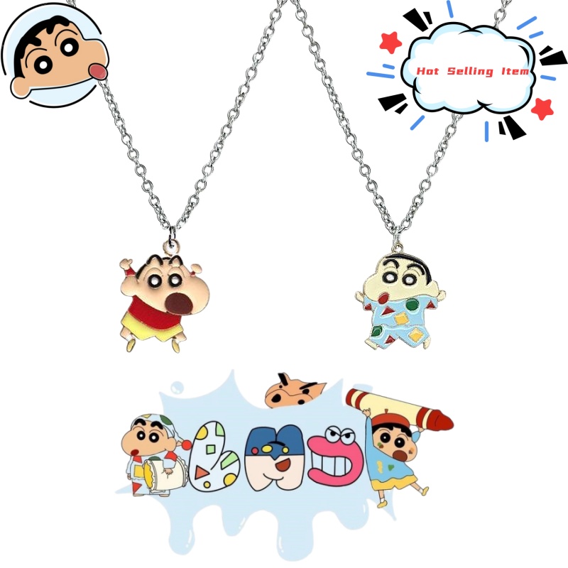 Men Accessories For Birthday Gift - Crayon Shin-chan Cartoon-Halskette im niedlichen japanischen