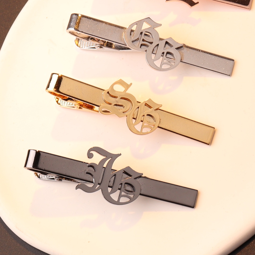 Men Accessories Name - Krawattenklammer mit individuellem Namen und Initialen