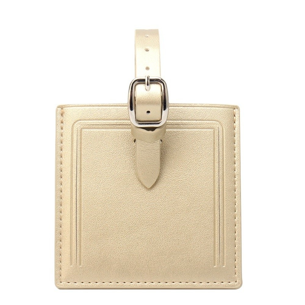 Quadratische Leder-Gepäckanhän – Men Accessories Name Bewertung und Preis