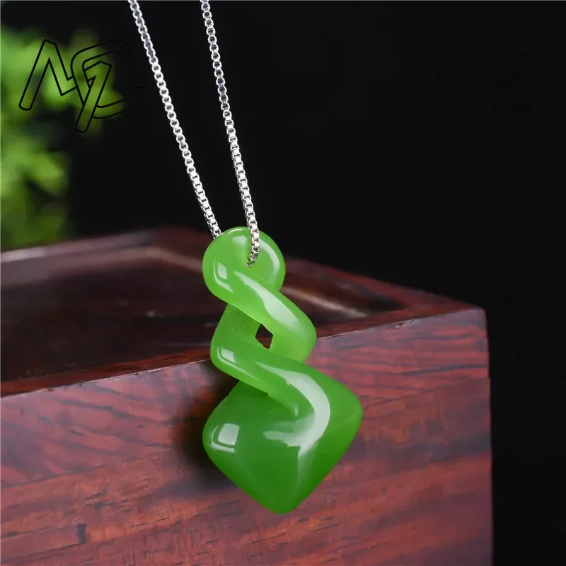 Natürliche Hetian Jade grüne F – Men Accessories Hand Bewertung und Preis