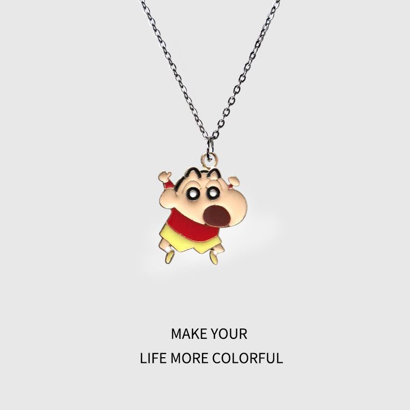 Crayon Shin-chan Cartoon-Halsk – Men Accessories For Birthday Gift Bewertung und Preis