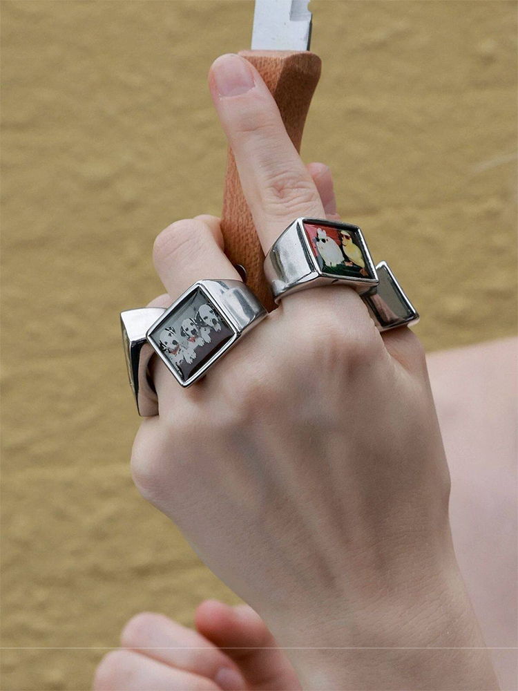 Kupferlegierung Tier-Fotodruck – Men Accessories Photos Bewertung und Preis