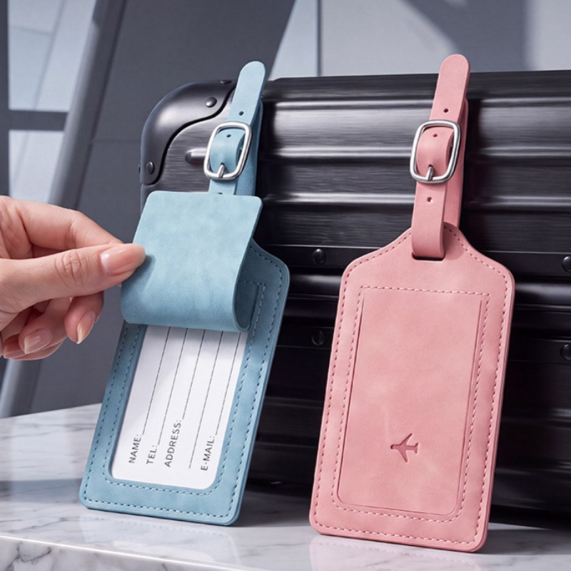 1 Stück PU-Leder Gepäckanhänge – Men Accessories Name Bewertung und Preis