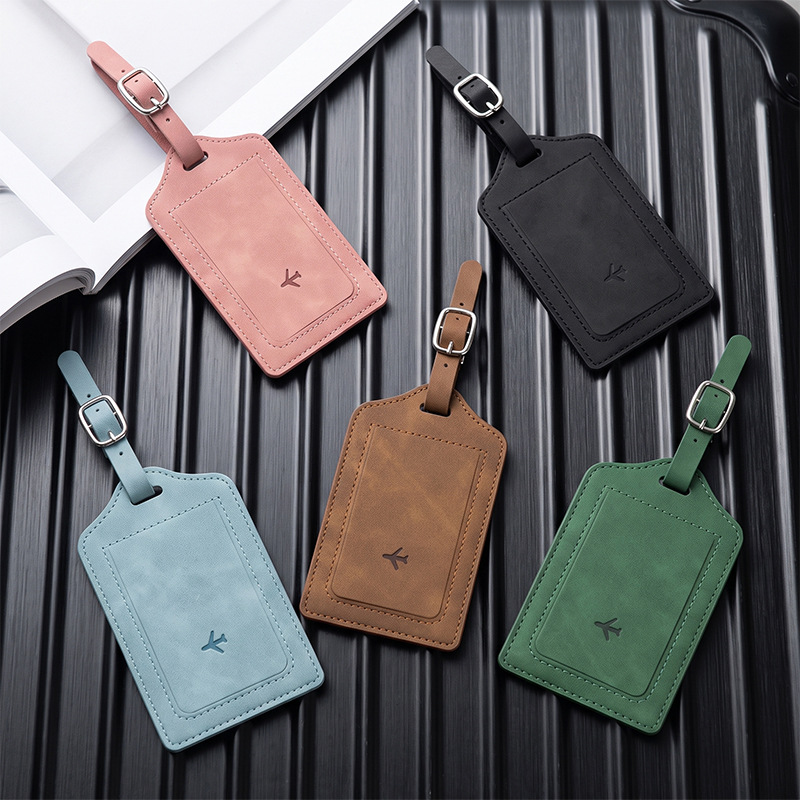 1 Stück PU-Leder Gepäckanhänge – Men Accessories Name Bewertung und Preis