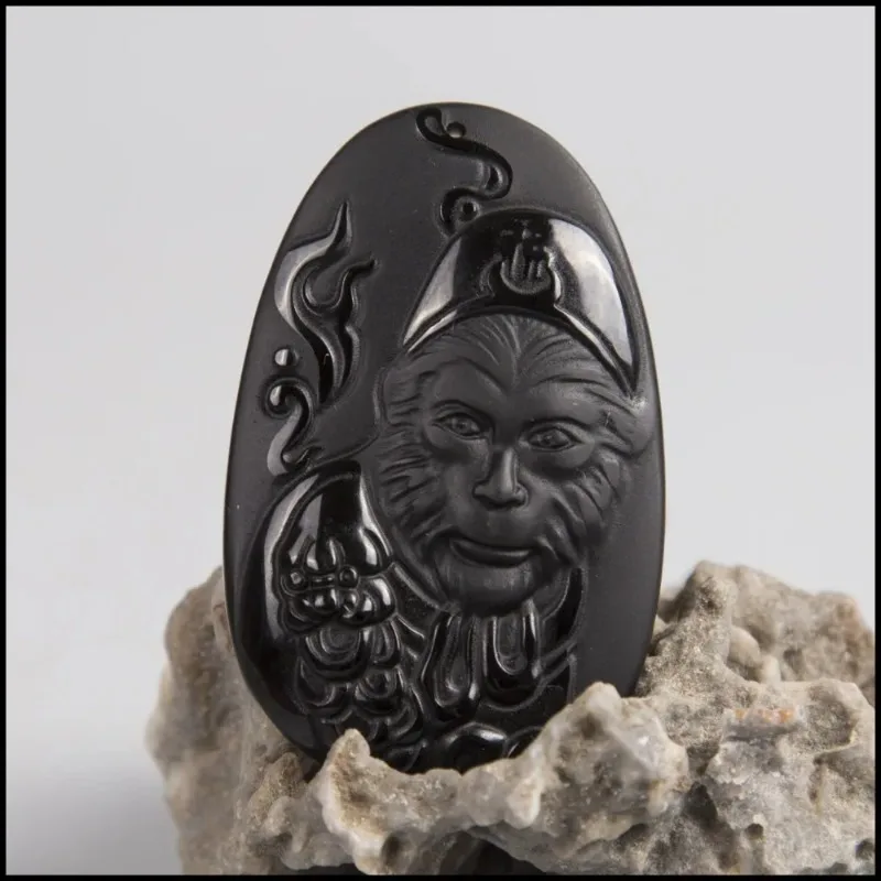 Natürlicher Obsidian Sonne WuK – Men Accessories Hand Bewertung und Preis