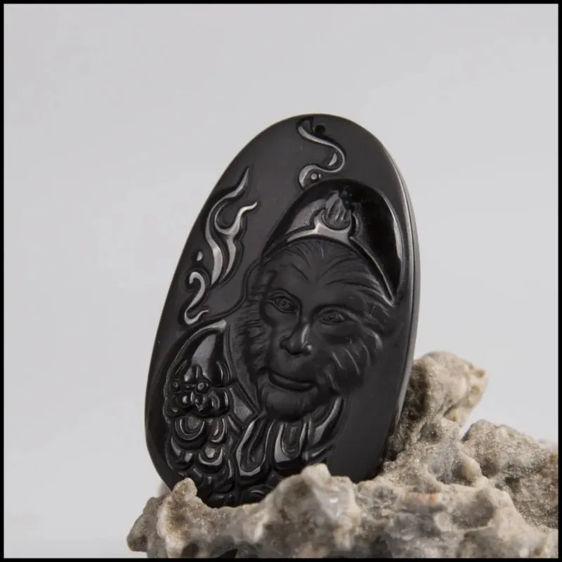 Natürlicher Obsidian Sonne WuK – Men Accessories Hand Bewertung und Preis